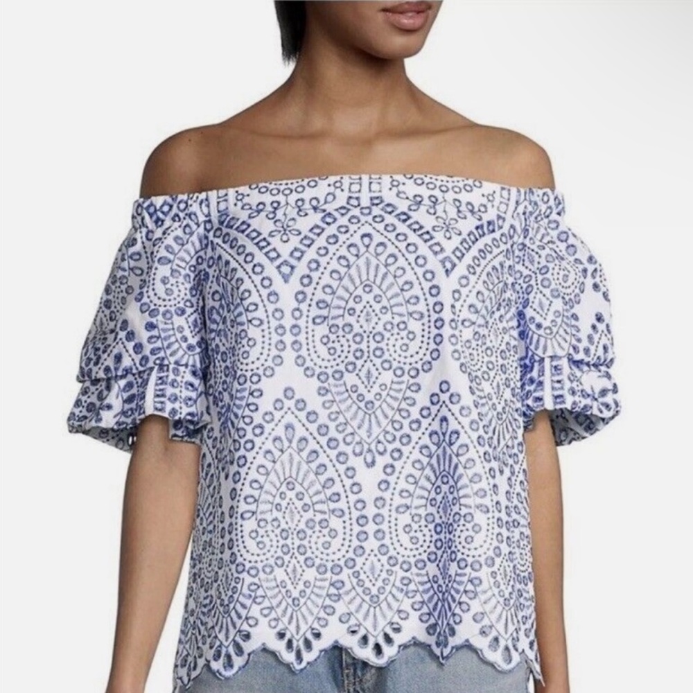 Lilly Pulitzer Lesley Off-Shoulder Top
